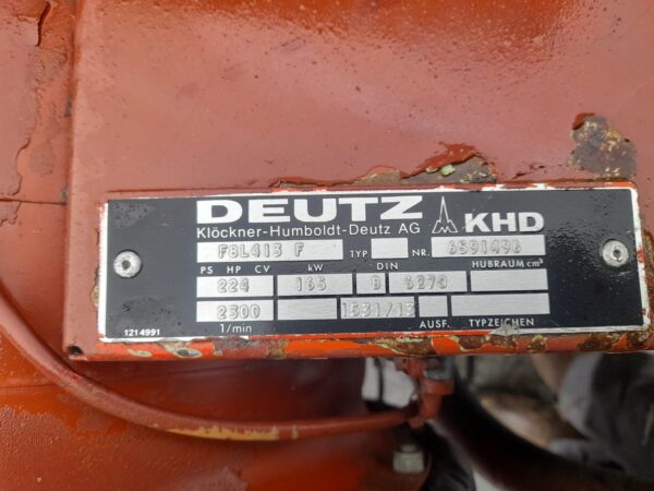 Motor Deutz F8L413F - imagine 3