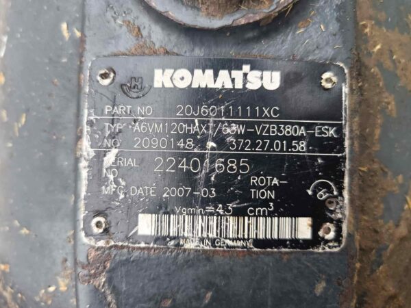 Hidromotor Mars KOMATSU 180 A6VM120HAXT/63W-VZB380A-ESK - imagine 4