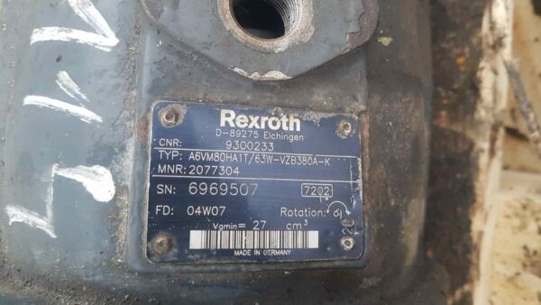 Hidromotor Mars REXROTH A6VM80HA1T/63W-VZB380A-K - imagine 5