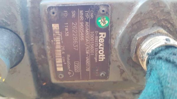 Hidromotor Mars REXROTH A6VM80DA1/63W-VAB017B - imagine 2