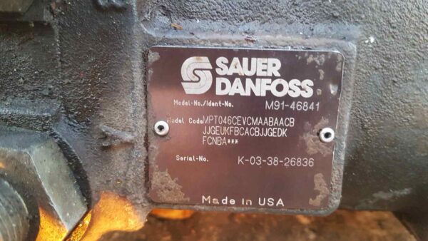 Pompa hidraulica Sauer Danfoss MPT046CEVCMAABAACBFCNBA - imagine 5