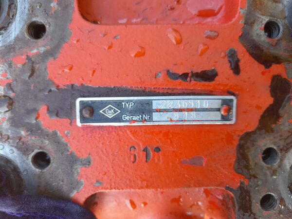 Distribuitor hidraulic O&K 224610 - imagine 6