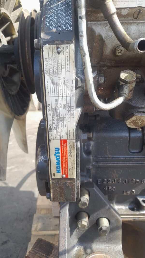Motor Komatsu SAA60102E-2 - imagine 7